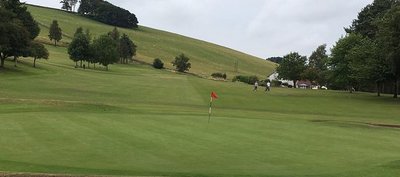 Cupar golf club 9th green